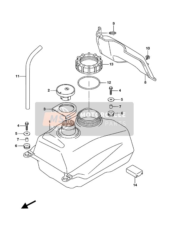 Serbatoio di carburante (UH200A P34)